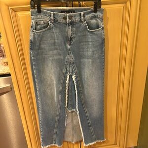 Denim skirt size M